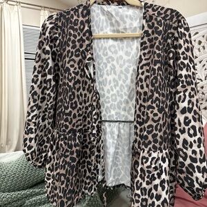 Leopard Print Women's Jacket